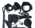 10-piece plush strap teasing toy set featuring soft, colorful straps for playful sensory stimulation and light bondage.