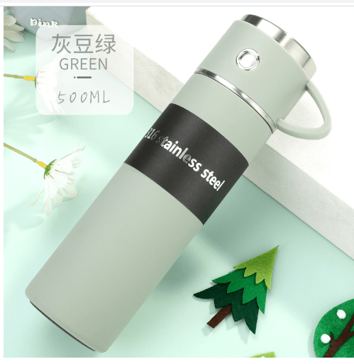 16.91oz double wall stainless steel thermal mug from My Store with a sleek design and spill-proof lid.