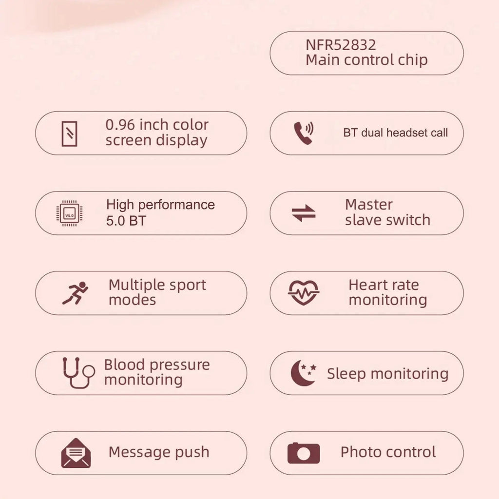 My Store 2-in-1 smart watch and wireless earbuds fitness combo showing the sleek smartwatch screen and compact earbuds in a charging case.