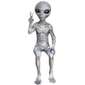 Alien statue garden figurine set for indoor and outdoor decor, featuring extraterrestrial designs in a durable, decorative style.