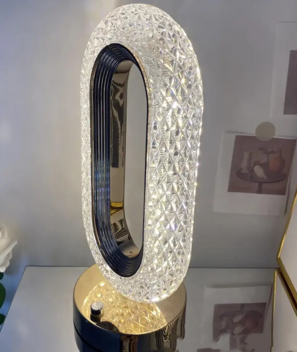Crystal Touch Desk Lamp by My Store, featuring a sleek crystal design and modern light luxury home decor.