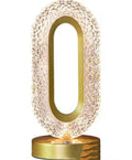 Crystal Touch Desk Lamp with a sleek, modern design featuring a crystal base and touch control for elegant home decor.