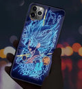 Dragon Ball Z phone case with sound control and light features, showcasing character artwork and sleek design for smartphones.