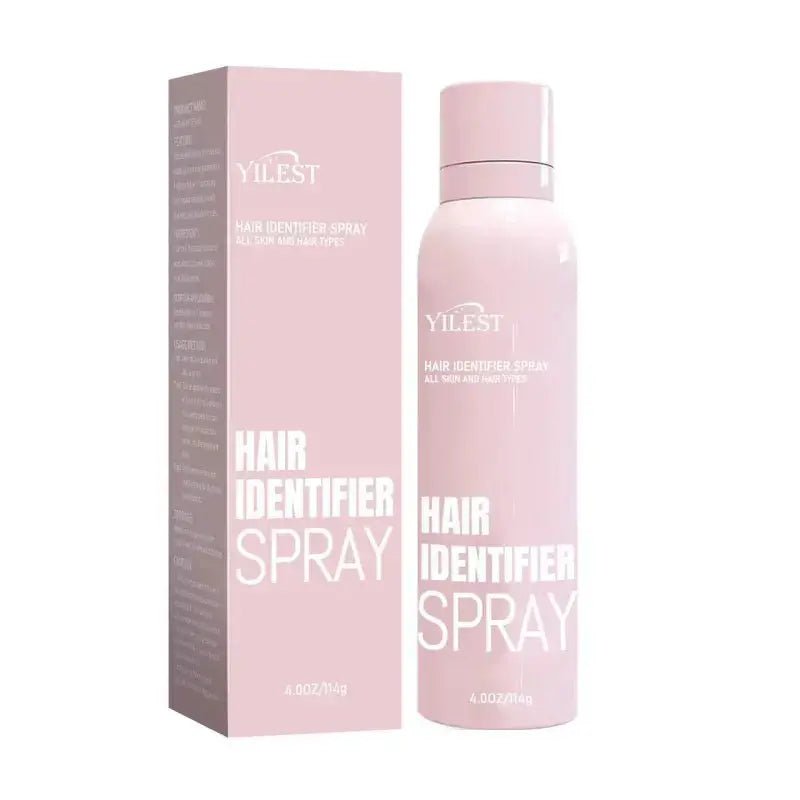 My Store Hair Identifier Spray bottle with label, clear plastic container and spray nozzle for hair color testing and identification.