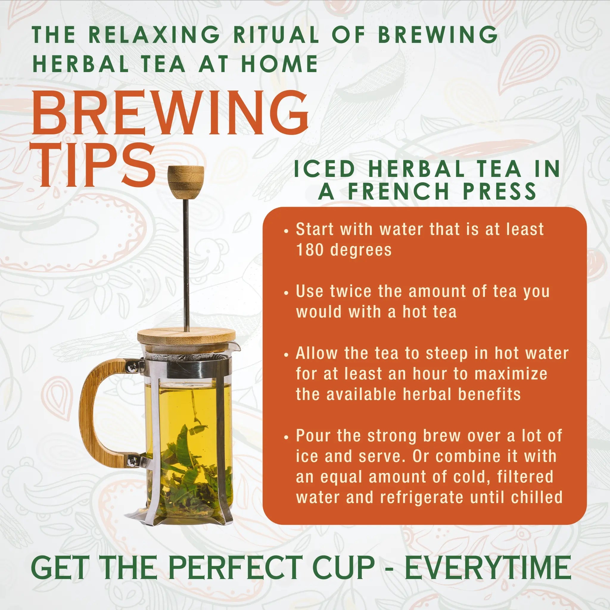 Hercules Muscle Ease Organic Herbal Tea in a glass cup with fresh herbs and lemon slices, promoting muscle relaxation and wellness.