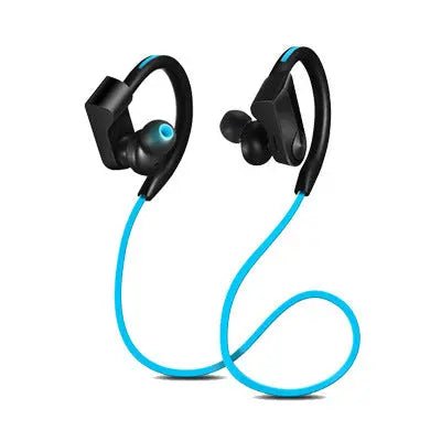 Wireless K98 Sports Bluetooth Earphones by My Store, showing in-ear design with adjustable ear hooks and inline control.