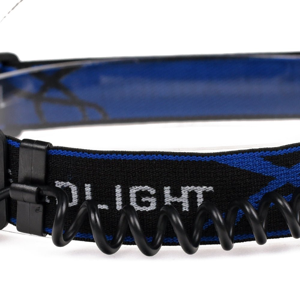 Vande T6 LED flashlight with adjustable headlamp, black, featuring a bright, focused beam and ergonomic design for outdoor use