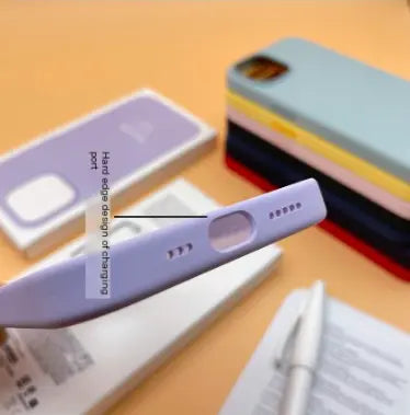 Liquid silicone case for iPhone 14 Pro Max with MagSafe, soft, flexible, and protective in a sleek design