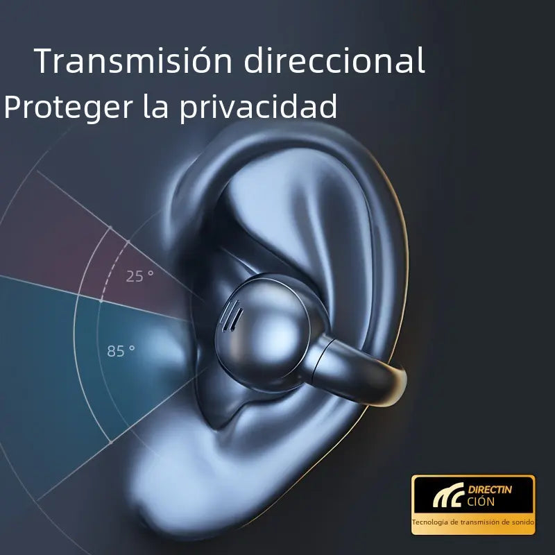 M55 Bone Conduction Bluetooth Earphones for sports, wireless earbuds with open-ear design, ideal for active workouts and outdoor use.