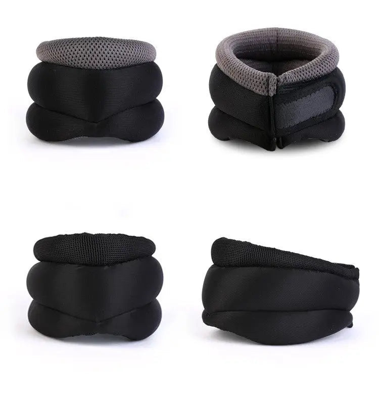 Magnetic neck support strap for cervical correction, shown in black, designed to provide neck pain relief and posture support.