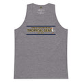 Men's premium high-flying sailor tank top in navy with white accents, sleeveless design, casual fit, and nautical-inspired style.