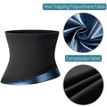 Men's sauna body shaper waist trainer slimming belt, adjustable fitness belt with thermal compression for shaping and support.