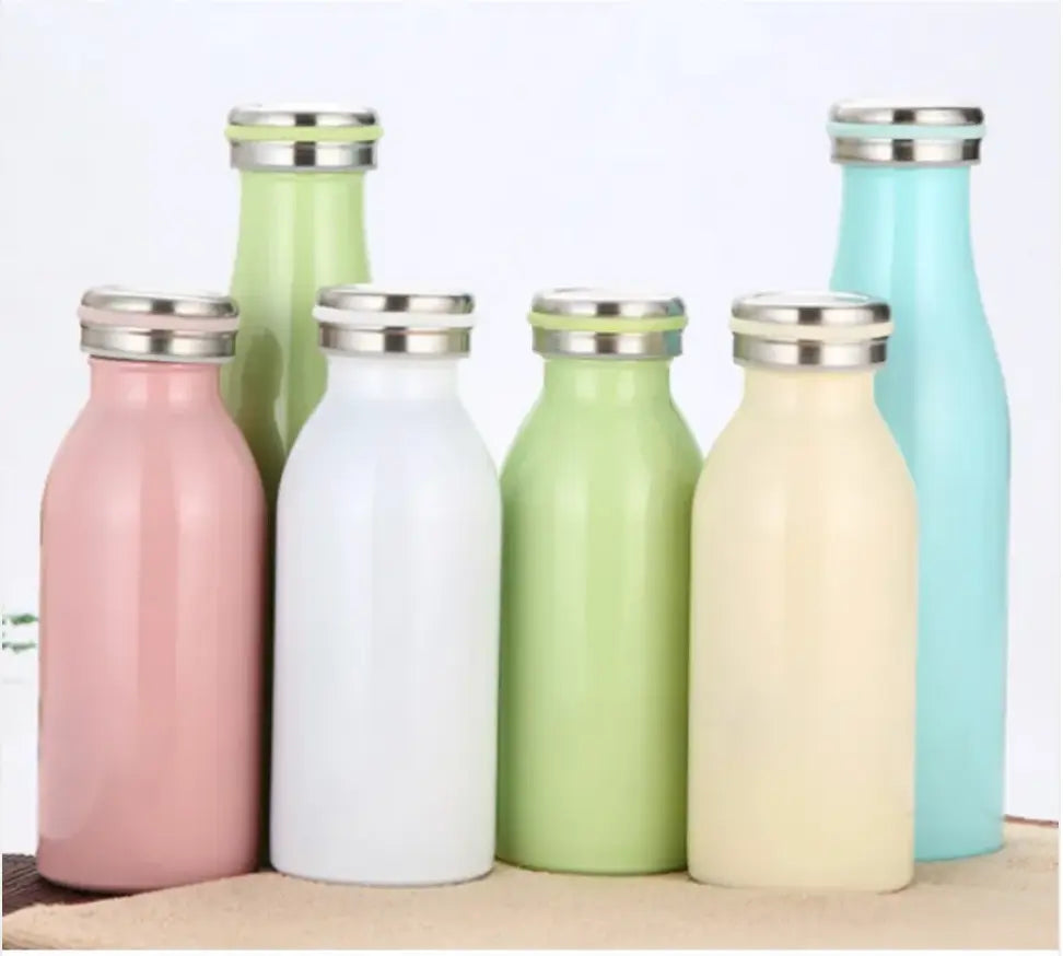 My Store Milk Vacuum Bottle, stainless steel insulated container for keeping beverages hot or cold