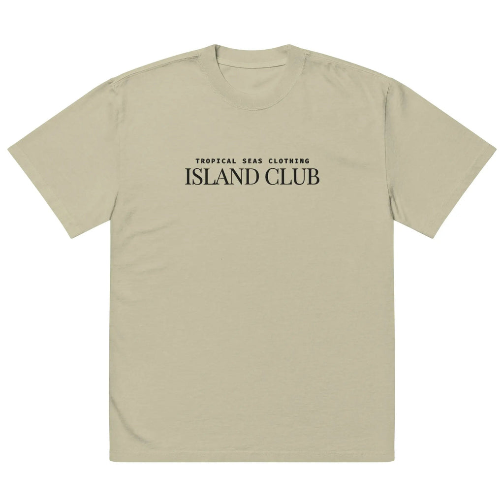 Oversized Tropical Seas faded t-shirt featuring vibrant tropical print and relaxed fit, ideal for casual summer wear.