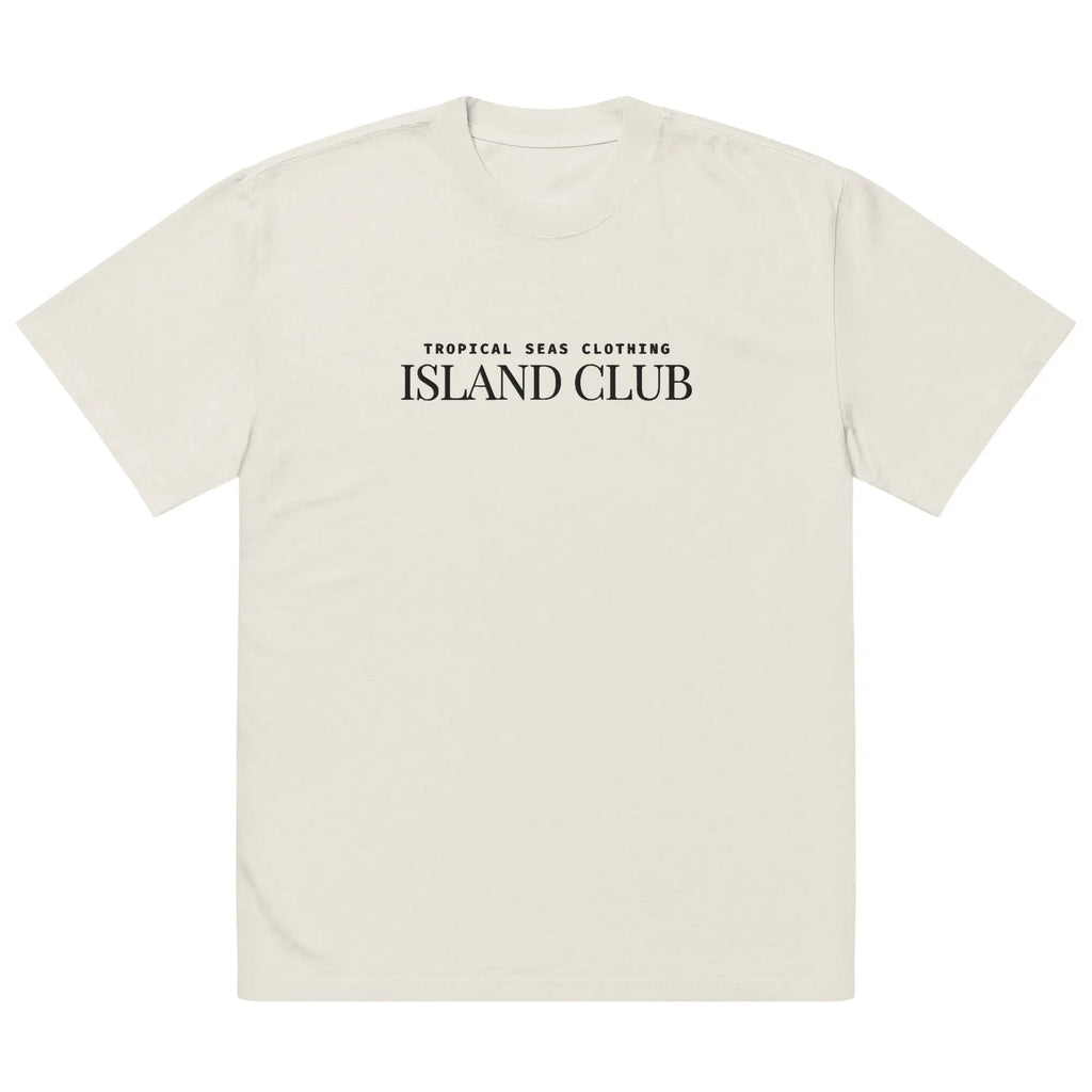 Oversized Tropical Seas faded T-shirt by My Store featuring vibrant tropical print and relaxed fit for casual style.
