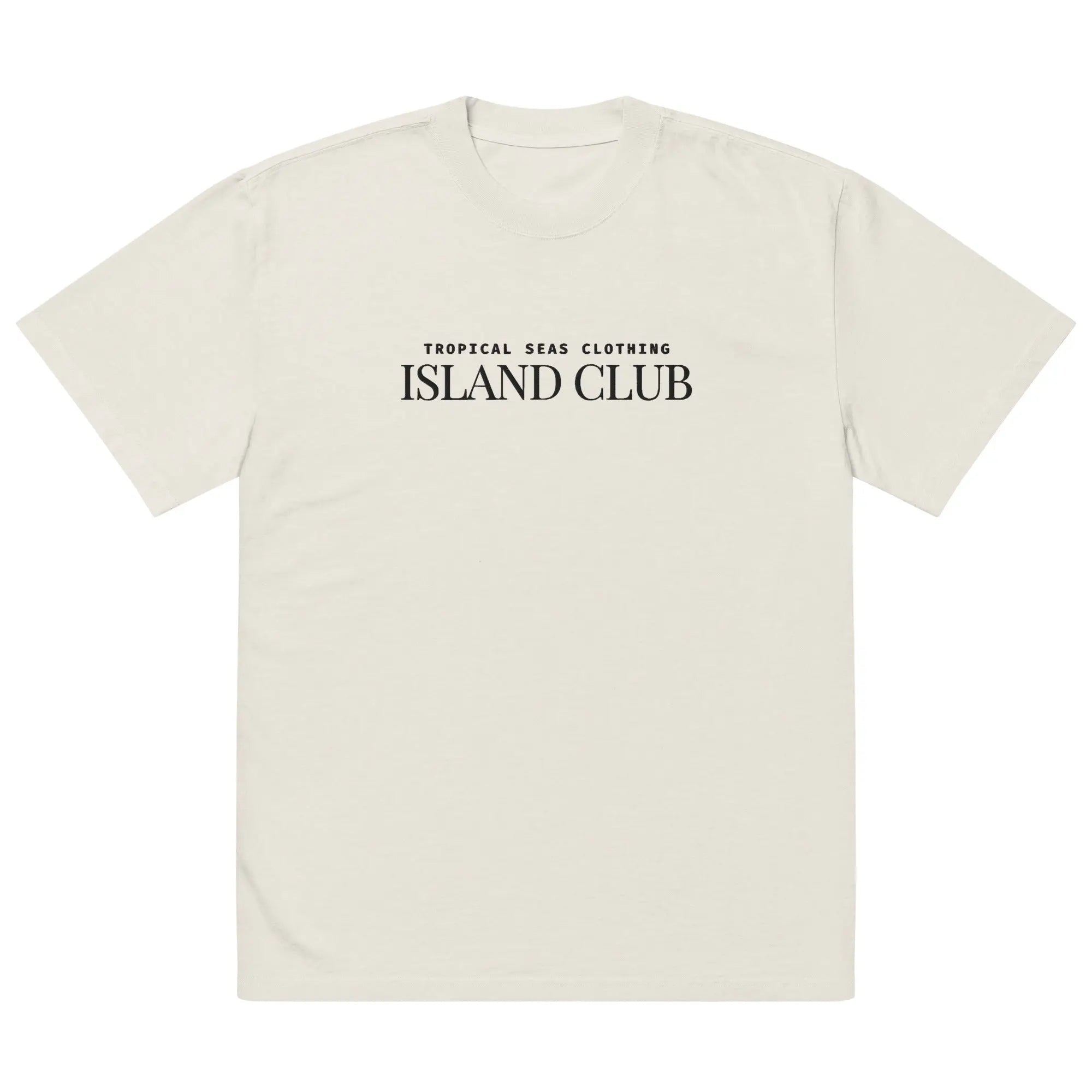 Oversized Tropical Seas faded t-shirt with tropical print and relaxed fit, featuring vibrant colors and casual style.
