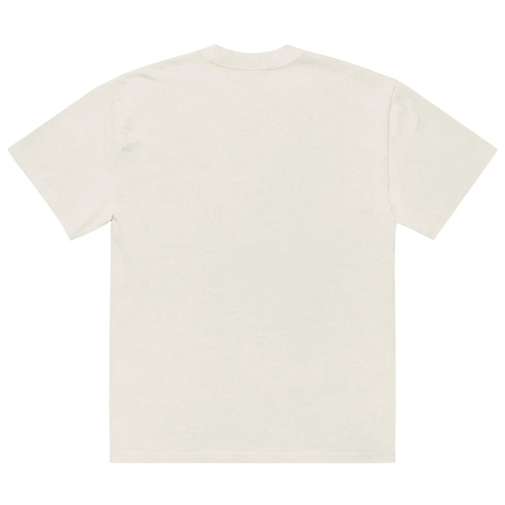 Oversized Tropical Seas faded T-shirt by My Store featuring a vibrant tropical print and relaxed fit for casual wear.
