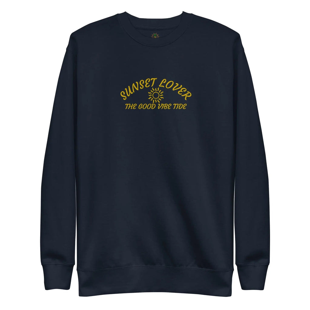 Sunset Lover sweatshirt by My Store featuring a vibrant sunset graphic on soft, comfortable fabric.