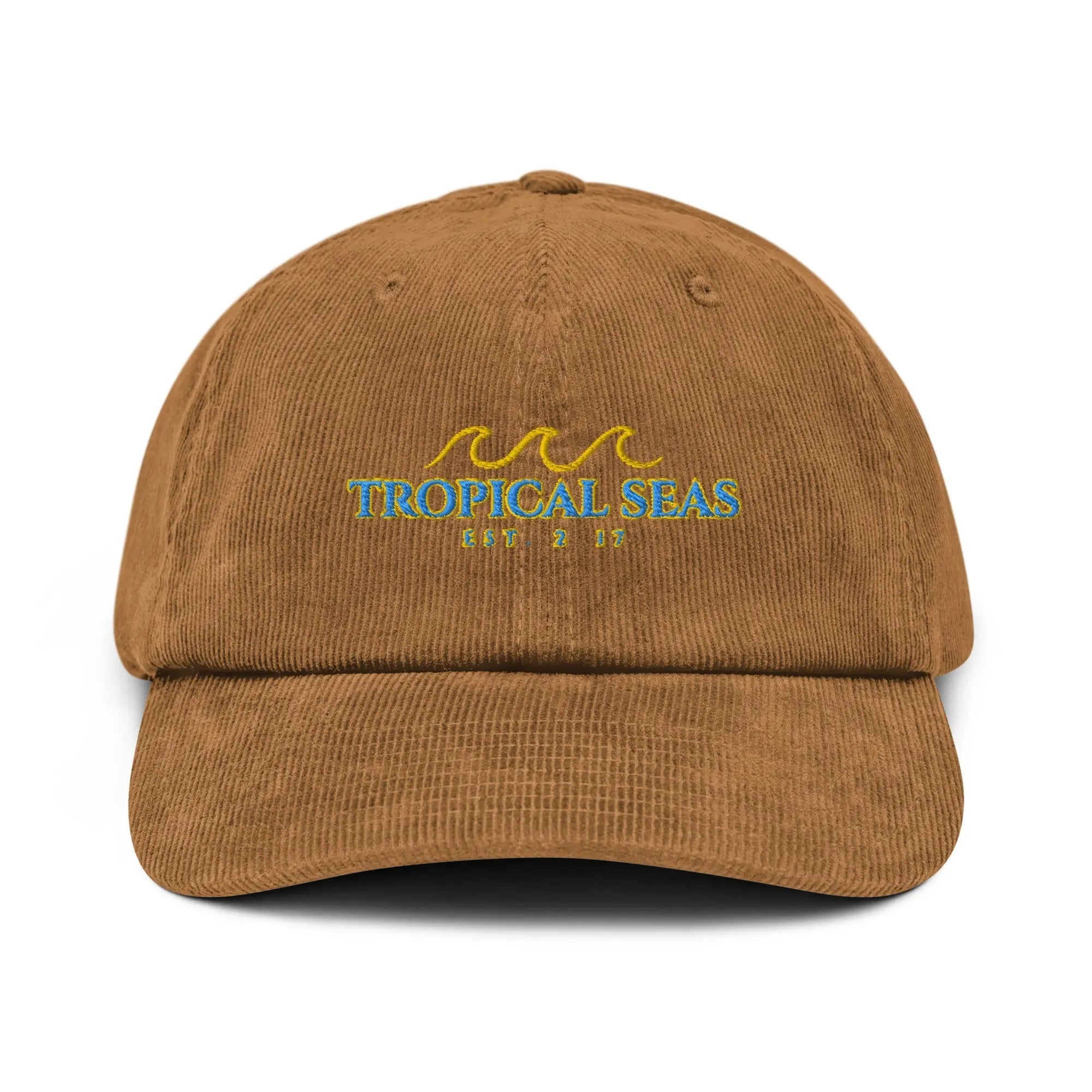 Cream-colored triple wave corduroy hat from My Store featuring a stylish, textured design and rounded brim.