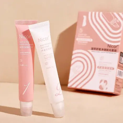 Unisex Lip Depilatory Cream by My Store in a tube, suitable for quick and gentle facial hair removal.