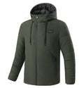 USB heated winter jacket by My Store, showing the insulated jacket with USB charging port and winter-friendly design.