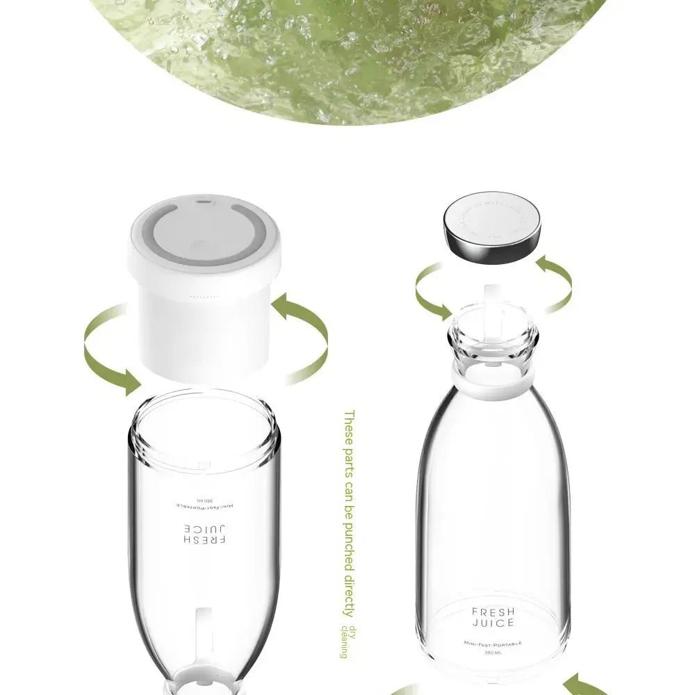 USB Magnetic Mini Portable Juicer Cup from My Store with sleek design, rechargeable battery, and compact size for on-the-go fresh juice.