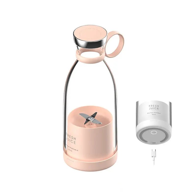 USB magnetic mini portable juicer cup with sleek design, compact size, and rechargeable feature for on-the-go fruit blending.