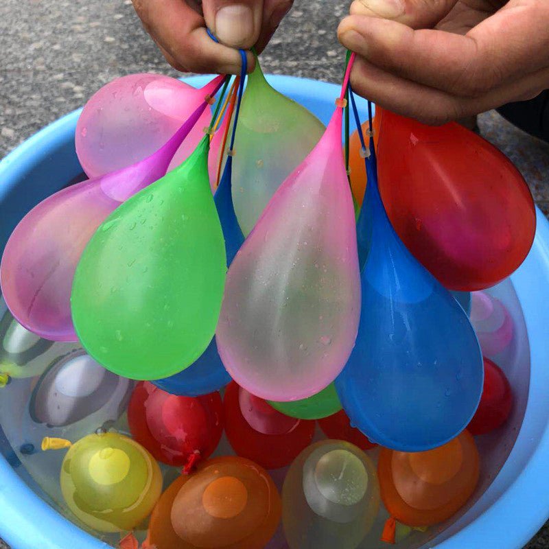 Colorful water balloons from My Store with a quick fill feature, ready for summer water fights and outdoor fun.